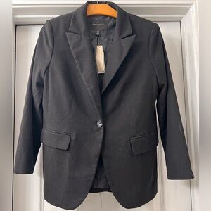 NWT Banana Republic Classy Black Blazer Sz 8 P